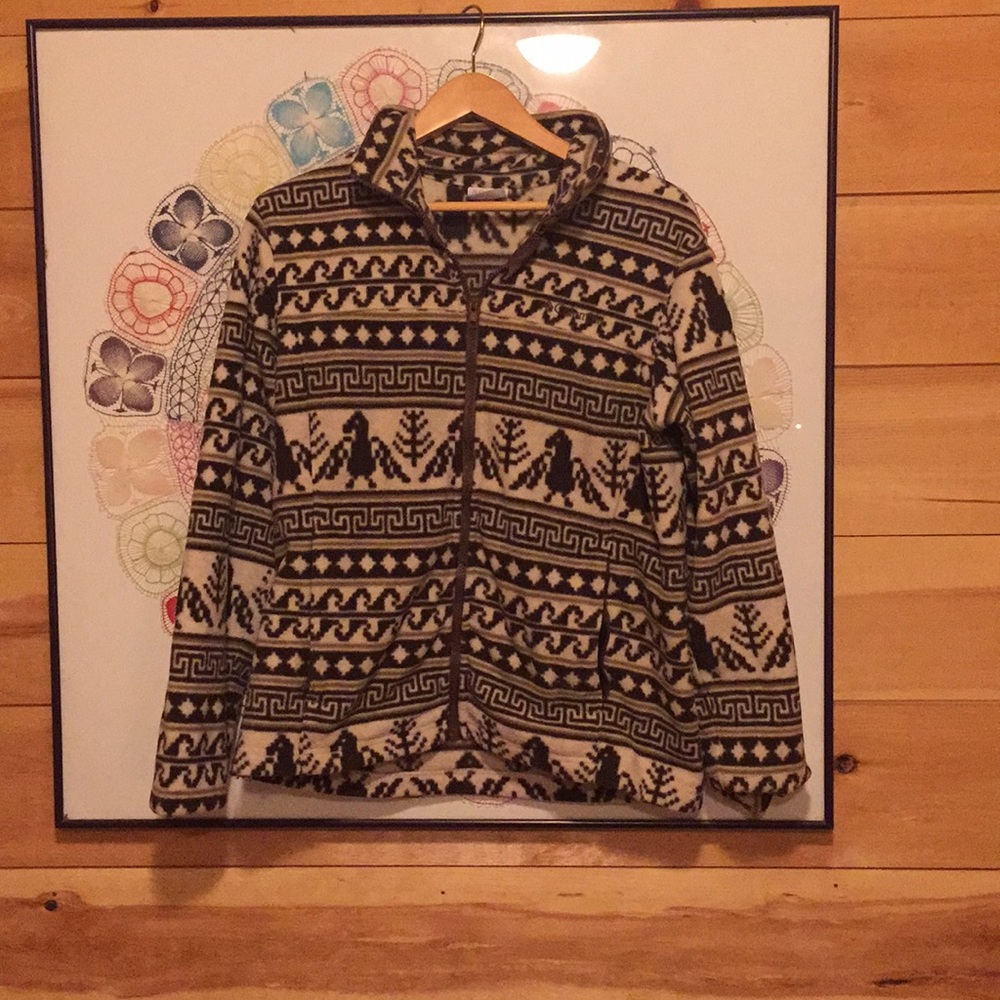 Columbia zip up fleece jacket